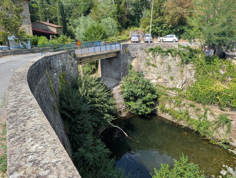 Il ponte attuale in Via del ponte vecchio, Cascia